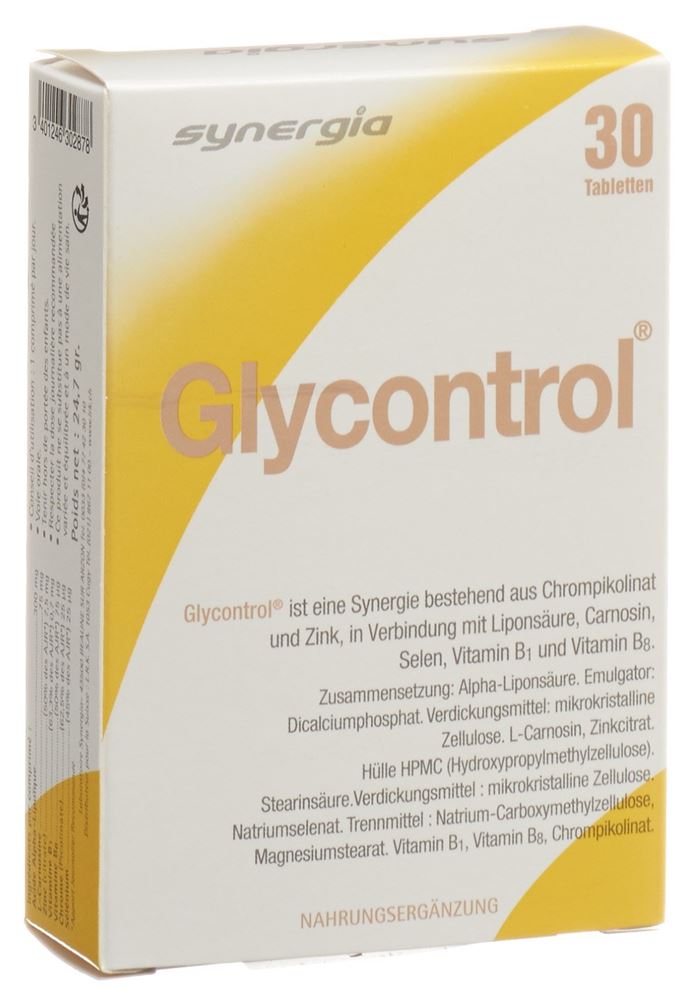 Synergia Glycontrol Tabl 30 Stk