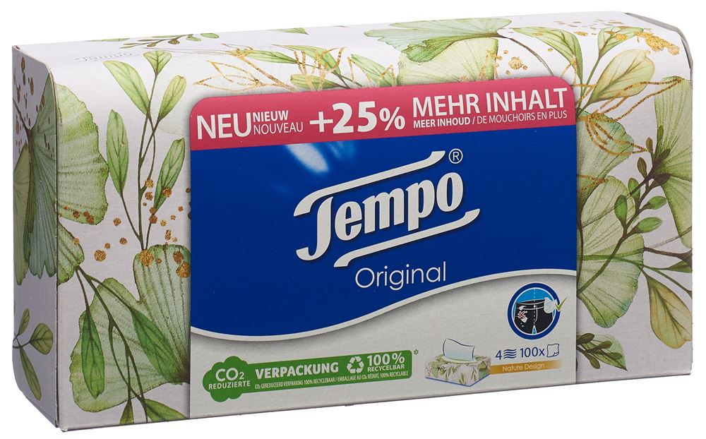 Tempo Taschentücher Box 100 Stk