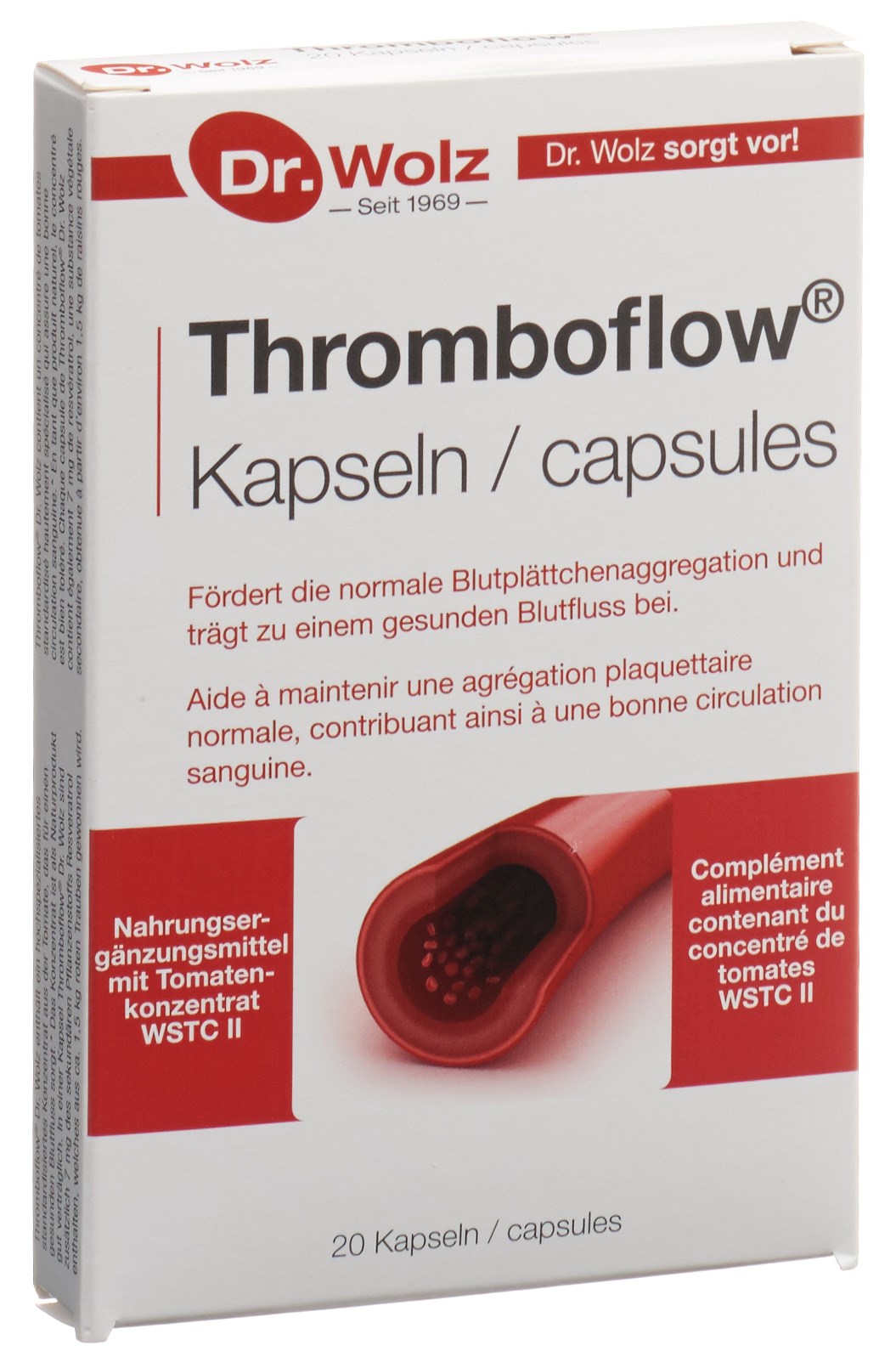 Thromboflow Dr. Wolz Kaps 20 Stk