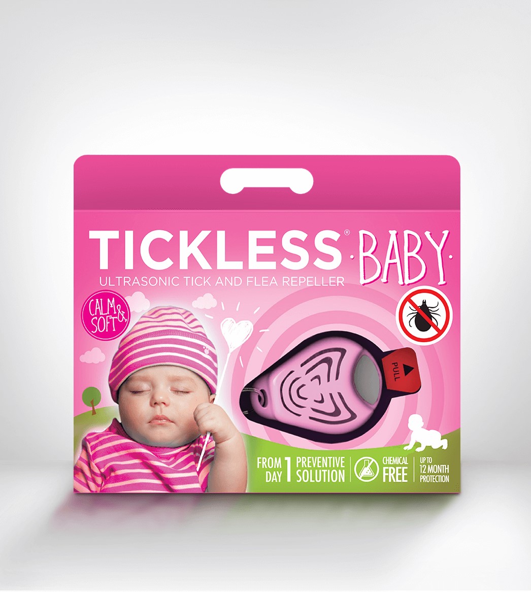 Tickless Baby Zeckenschutz rosa