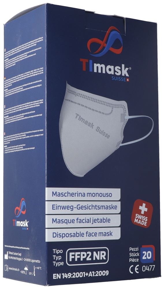 TImask Maske Ffp2 fuchsia 20 Stk