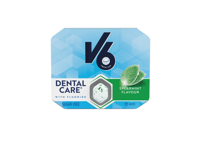 V6 Kaugummi Spearmint 10 Stk