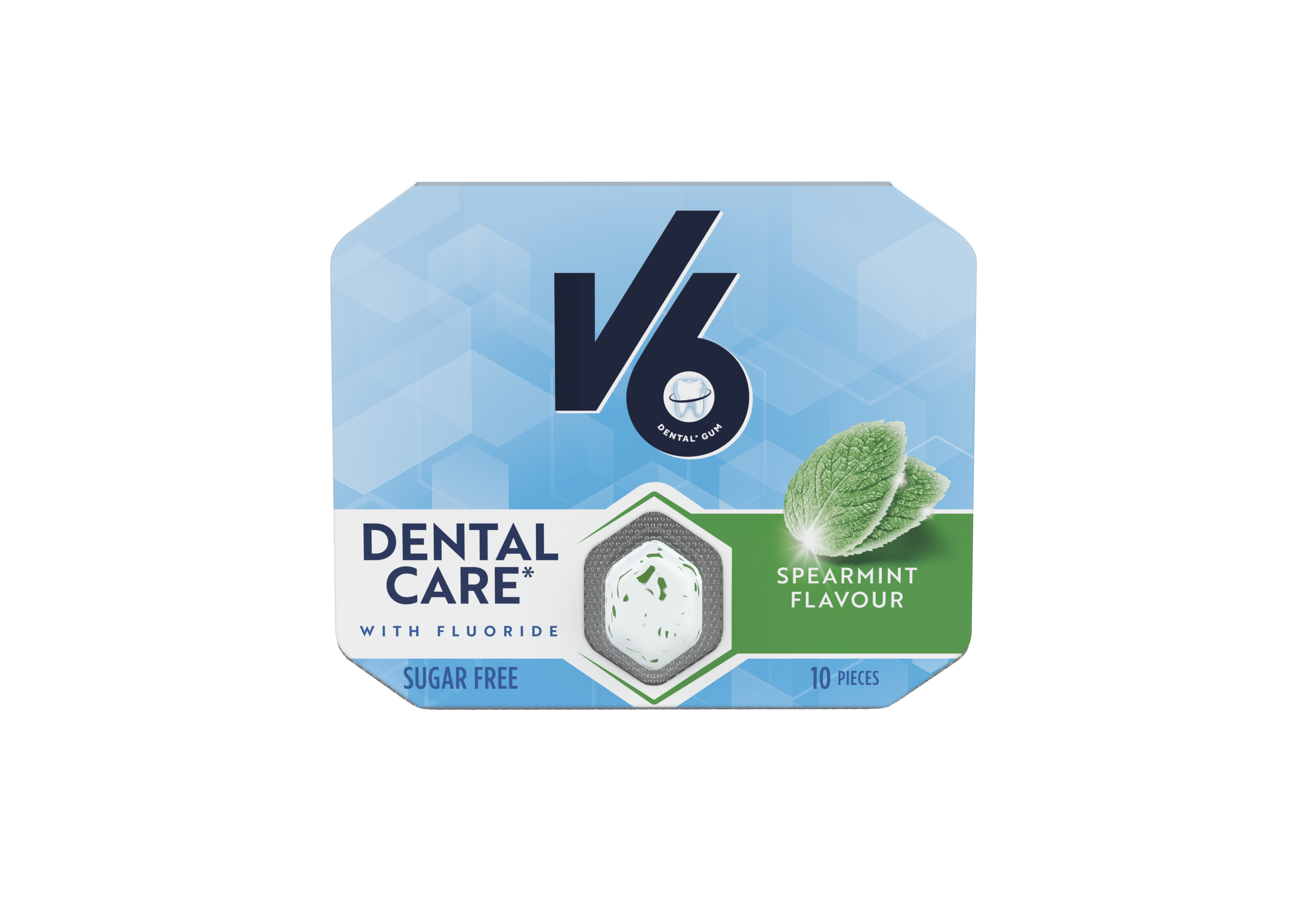 V6 Kaugummi Spearmint 12 x 10 Stk