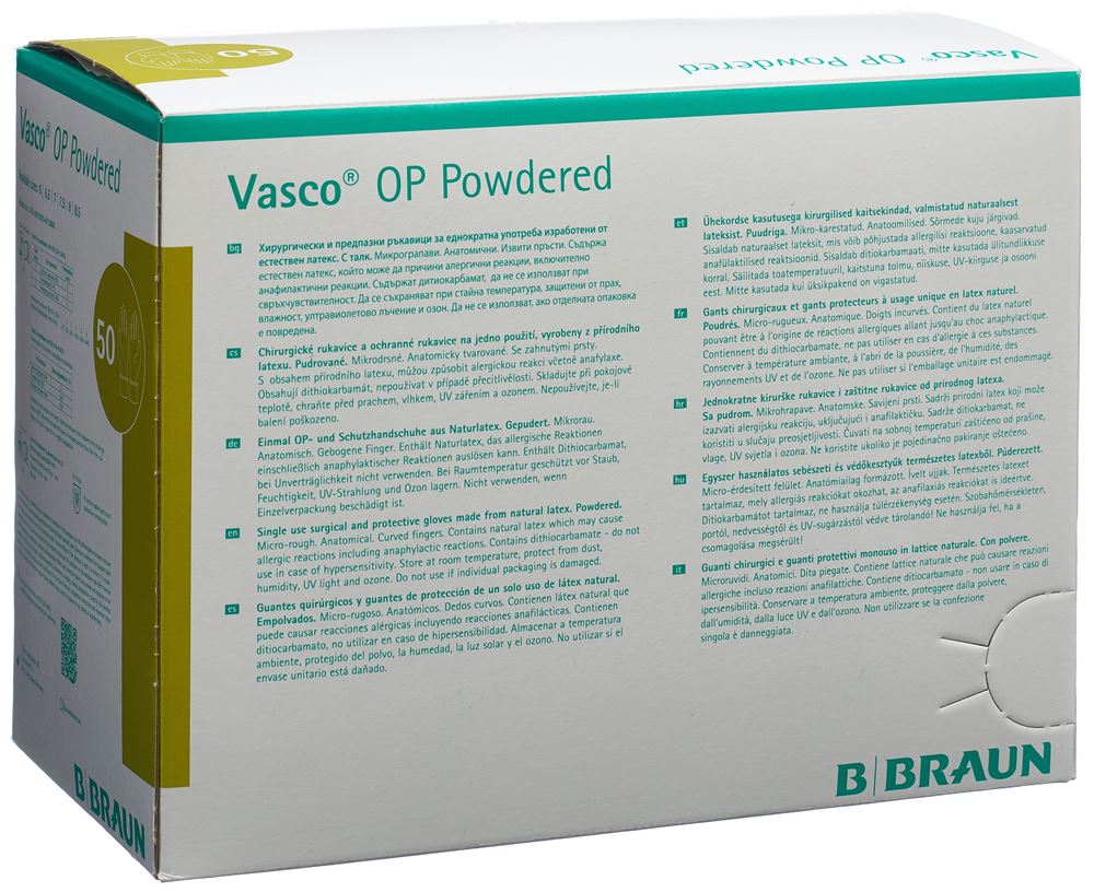 Vasco OP Powdered Gr8 50 Paar