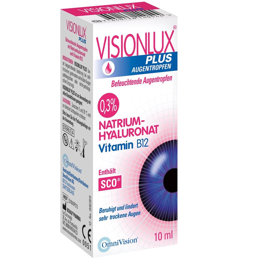 Visionlux Plus Gtt Opht Fl 10 ml
