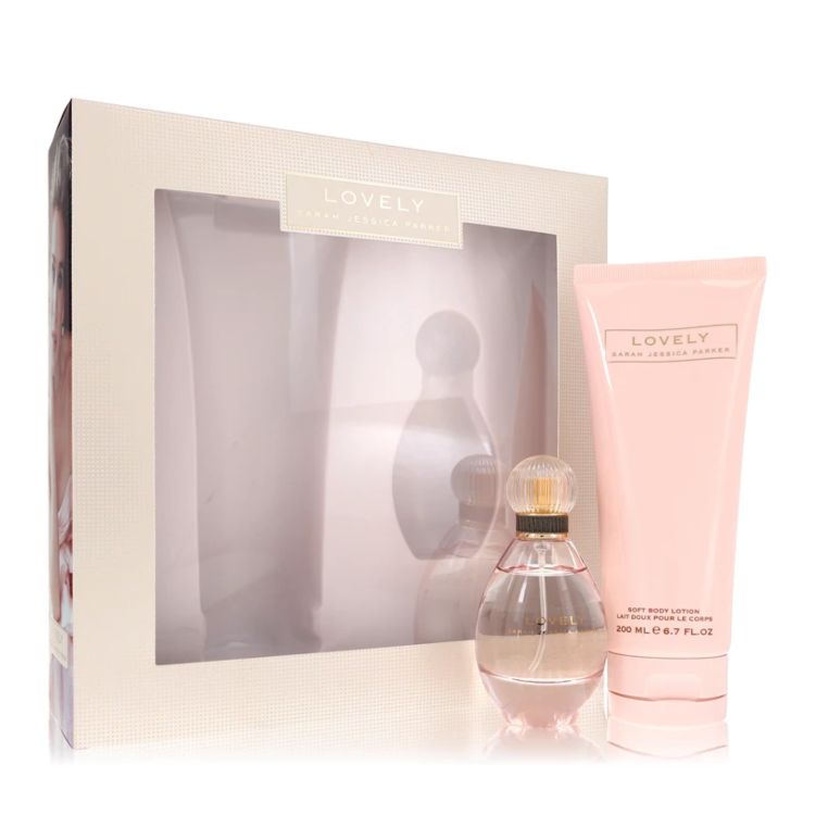 Sarah Jessica Parker Lovely Gift Set -- 50 ml Eau De Parfum Spray + 198 ml Body Lotion