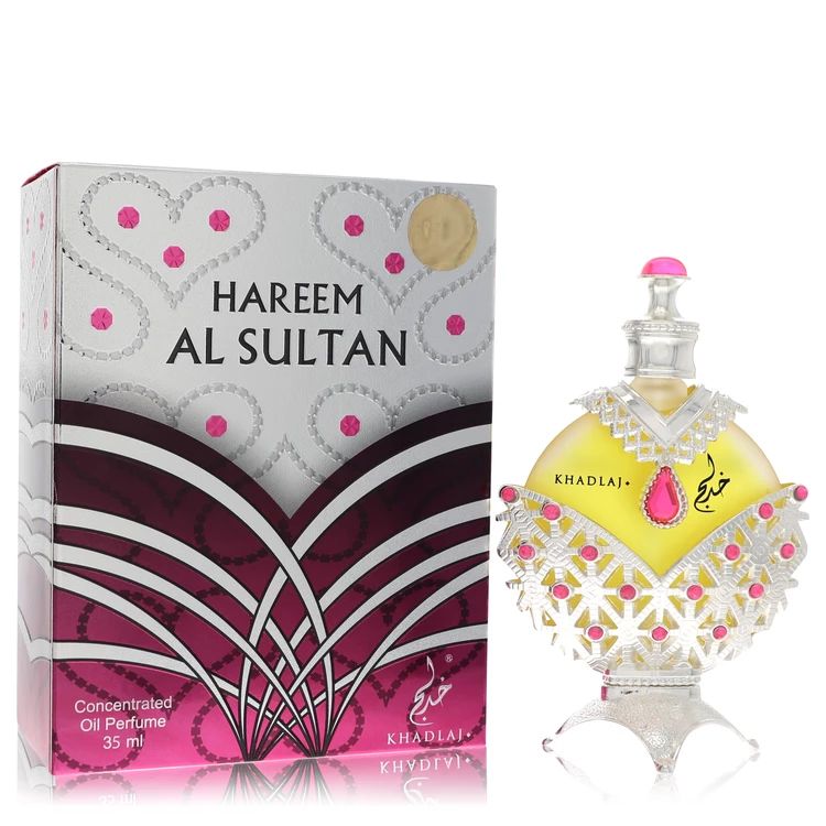 Khadlaj Hareem Al Sultan Silver Concentrated Perfuem Oil (Unisex) 36 ml