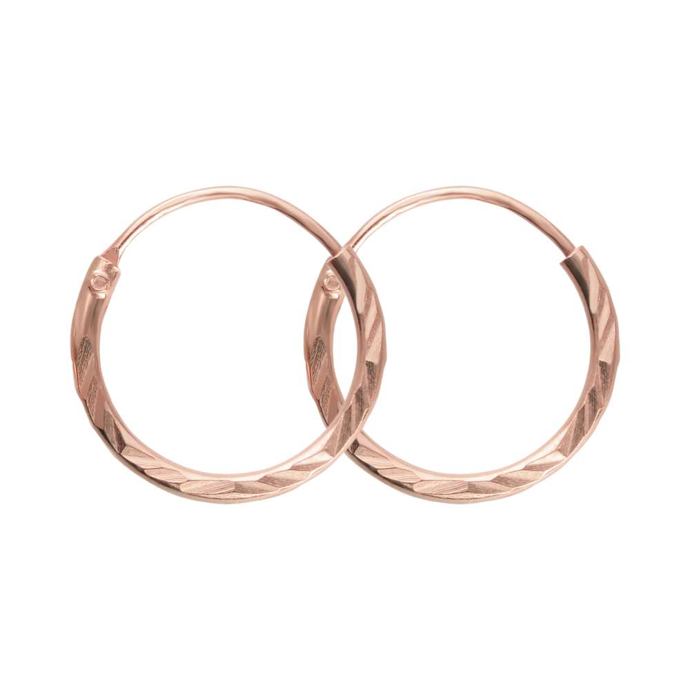 Vergoldete Silber-Ohrringe