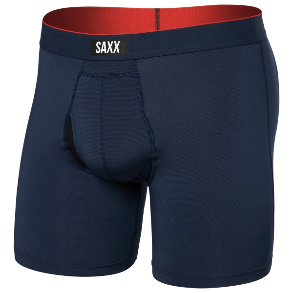 Saxx - Multi-Sport Mesh Boxer Brief Fly - Kunstfaserunterwäsche Gr S blau