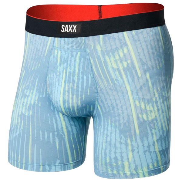 Saxx - Multi-Sport Mesh Boxer Brief Fly - Kunstfaserunterwäsche Gr S blau