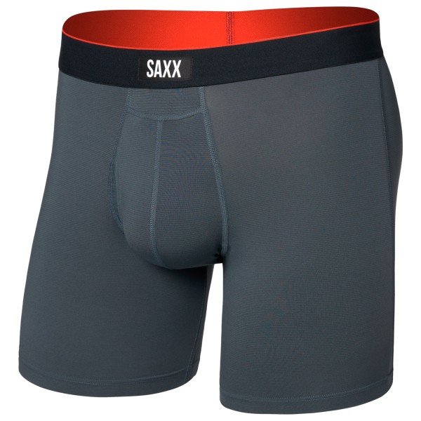 Saxx - Multi-Sport Mesh Boxer Brief Fly - Kunstfaserunterwäsche Gr L blau