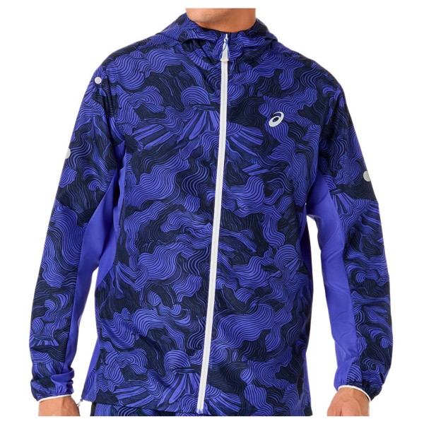 Asics - Fujitrail Packable Jacket - Laufjacke Gr L;M;S;XL blau;grau