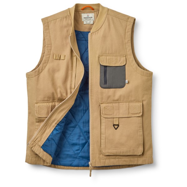 Passenger - Explorers Organic Cotton Canvas Vest - Kunstfasergilet Gr M beige