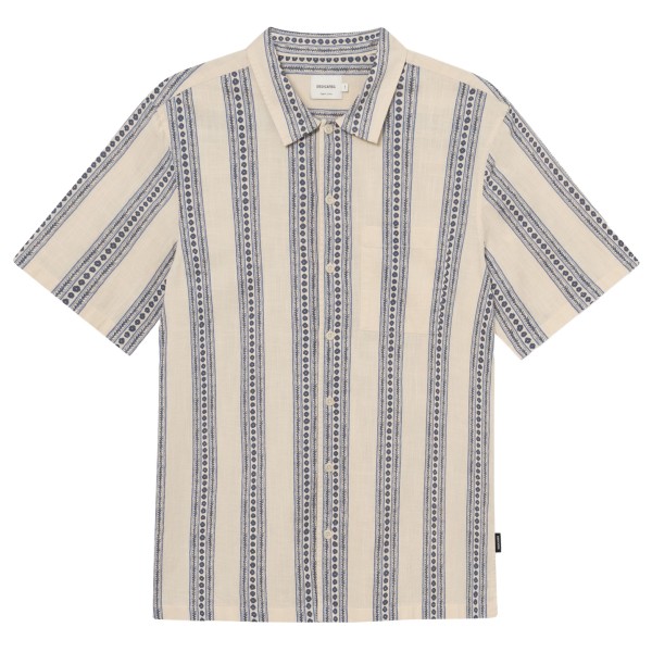 DEDICATED - Shirt Brantevik - Hemd Gr S grau/beige