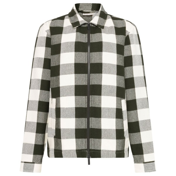 KnowledgeCotton Apparel - Checkered Heavy Flannel Overshirt - Hemd Gr L grau