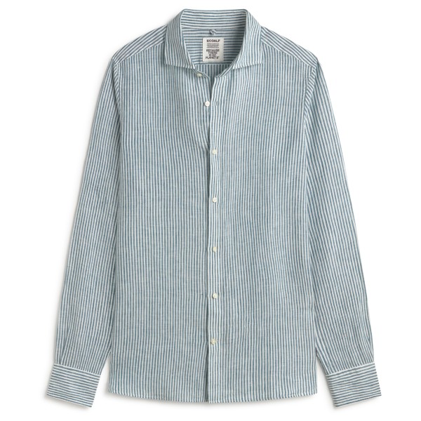 Ecoalf - Alfredo Linen Stripes Shirt - Hemd Gr XXL grau