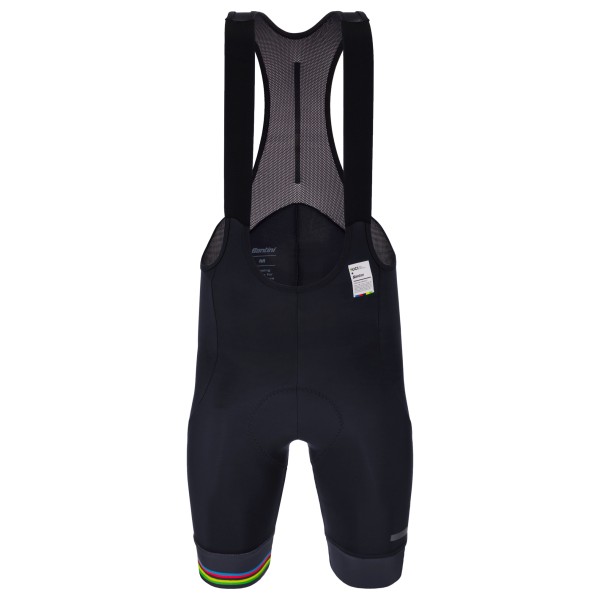 Santini - UCI Official World Champion Bib Shorts - Velohose Gr XXL schwarz