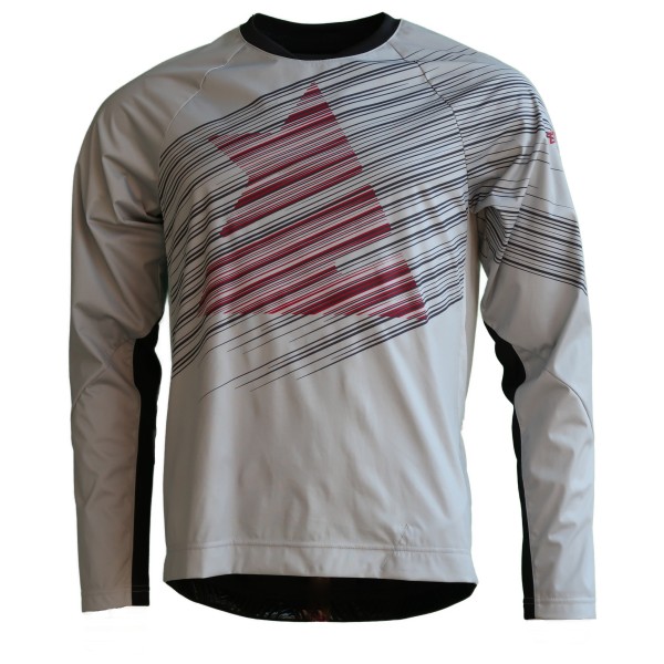 Zimtstern - Protechzonez Shirt L/S - Velotrikot Gr M grau