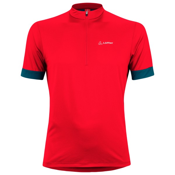Löffler - Bike Shirt Half-Zip Pukka - Velotrikot Gr 48;50;52;54;56;58;60;62 blau;grau;rot;türkis