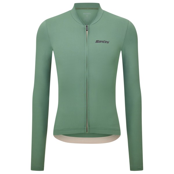 Santini - Sensation L/S Jersey - Velotrikot Gr M grün