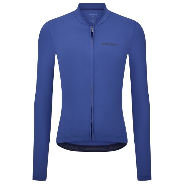 Santini - Sensation L/S Jersey - Velotrikot Gr L;M;S;XL;XS blau;grün