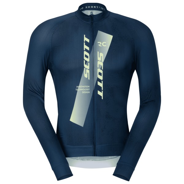 Scott - Jersey Rc Pro L/S - Velotrikot Gr L blau