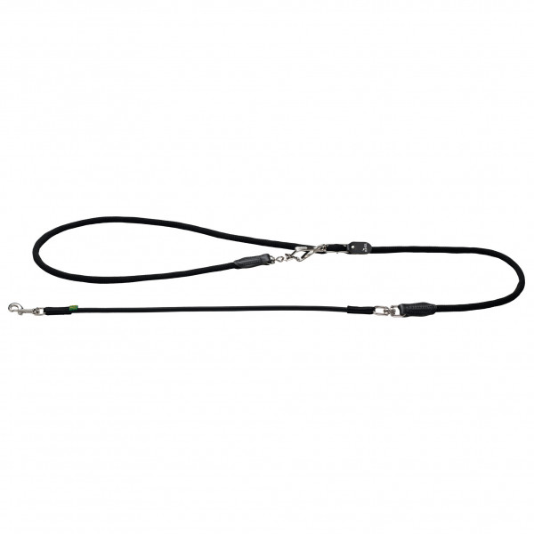 Hunter - Bicycle & Jogging Leash 10/170-250 - Hundeleine Gr Länge max. 170 cm - Durchmesser 1,0 cm schwarz