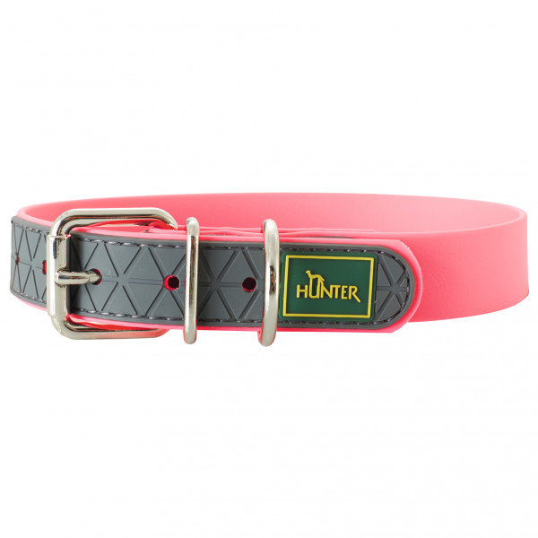 Hunter - Collar Convenience - Hundehalsband Gr Halsumfang 33-41 cm - Breite 2,0 cm rosa