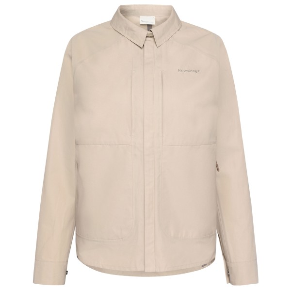 KnowledgeCotton Apparel - Women's Vent Canvas Classic - Freizeitjacke Gr L beige