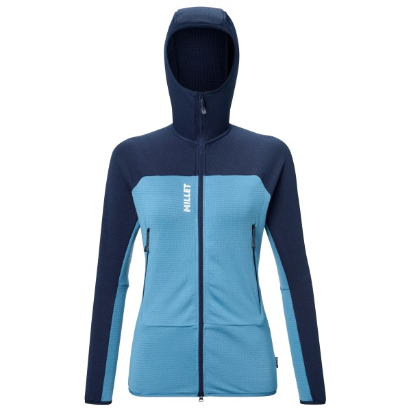 Millet - Women's Fusion Grid Hoodie - Fleecejacke Gr XS blau