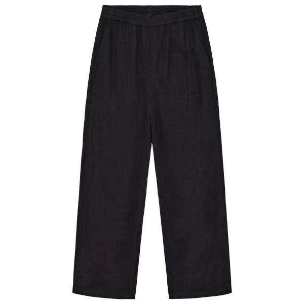 KnowledgeCotton Apparel - Women's Posey Linen-Mix Pants - Freizeithose Gr L;M;S;XL beige;schwarz