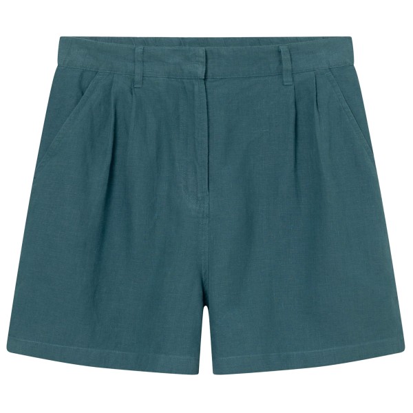 DEDICATED - Women's Shorts Djupvik Linen - Shorts Gr XS blau
