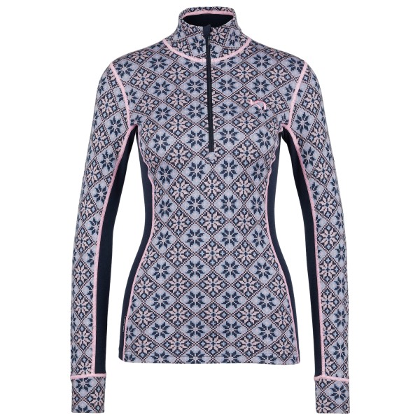 Kari Traa - Women's Rose Half-Zip - Merinounterwäsche Gr L;S;XL;XS beige/gelb;türkis;weiß
