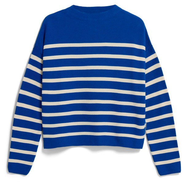 ARMEDANGELS - Women's Merinaa Stripes Knit Sweater - Pullover Gr S blau