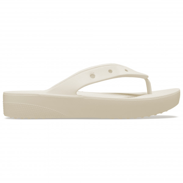 Crocs - Women's Classic Platform Flip - Sandalen Gr 11 beige