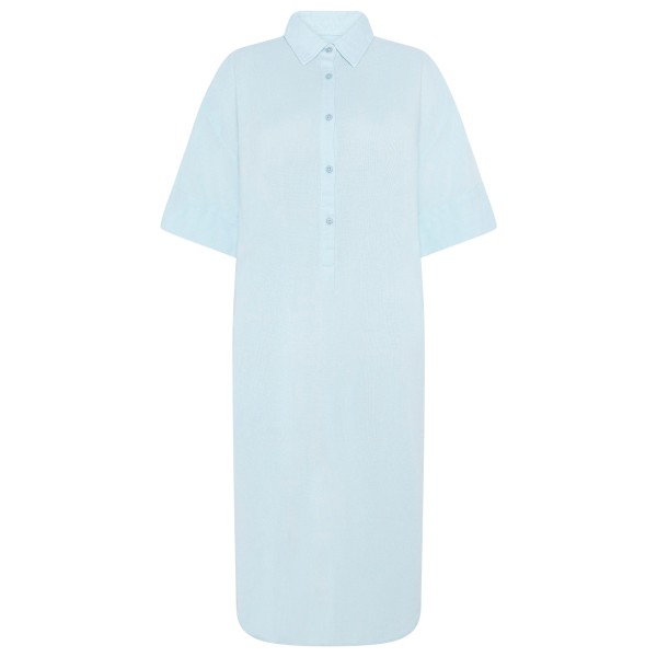 KnowledgeCotton Apparel - Women's Organic Cotton Shirt Dress - Kleid Gr S grau