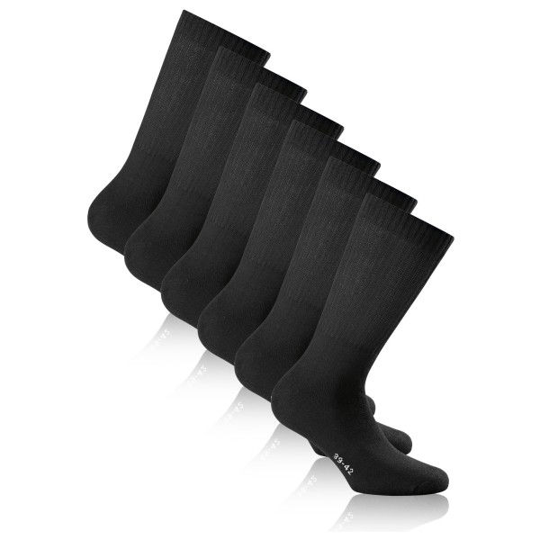 Rohner - Basic Sport 3er Pack - Multifunktionssocken Gr 43-46 schwarz