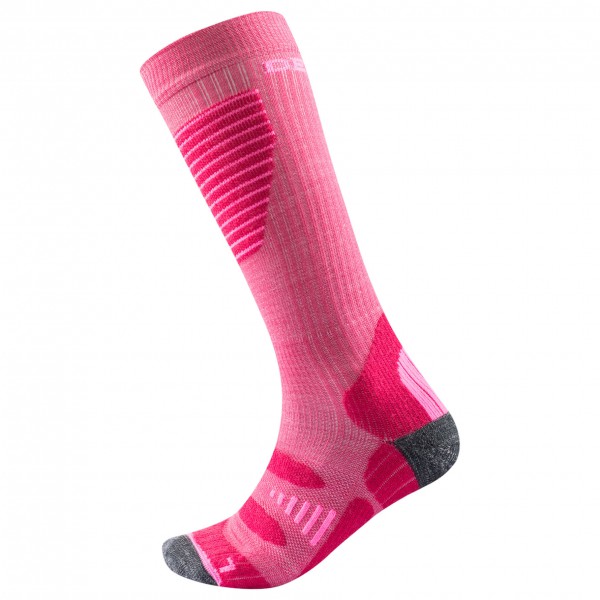 Devold - Cross Country Kid Sock - Skisocken Gr 25-27 rosa