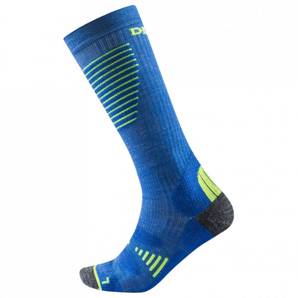 Devold - Cross Country Kid Sock - Skisocken Gr 25-27 blau;rosa