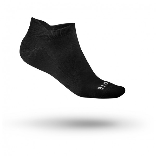 GripGrab - Classic No Show Sock - Velosocken Gr 35-38 - XS;38-41 - S;41-44 - M;44-47 - L schwarz/weiß;weiß