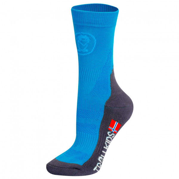 Trollkids - Kids Trekking Mid Cut Socks II - Wandersocken Gr 35-38 blau