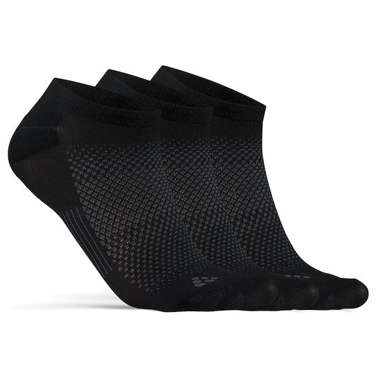 Craft - Core Dry Footies 3-Pack - Velosocken Gr 46-48 schwarz