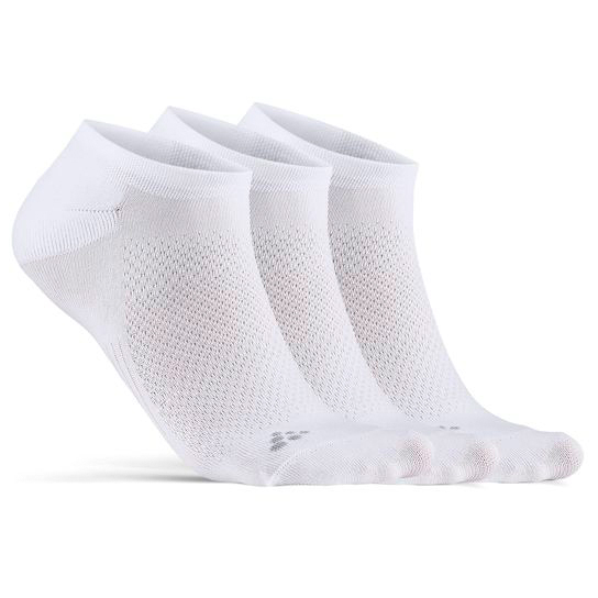 Craft - Core Dry Footies 3-Pack - Velosocken Gr 46-48 weiß