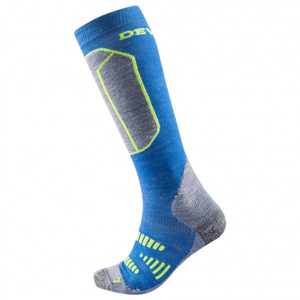 Devold - Kid's Alpine Sock - Skisocken Gr 25-27 blau;rosa