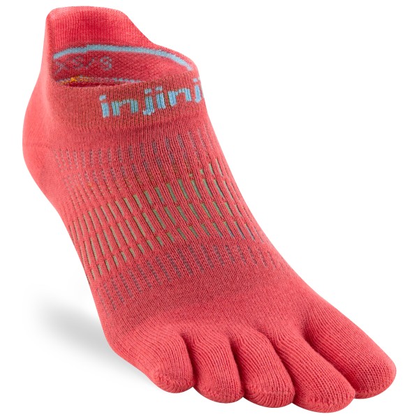 Injinji - Women's Run Lightweight No-Show - Laufsocken Gr 40,5-44,5 rot