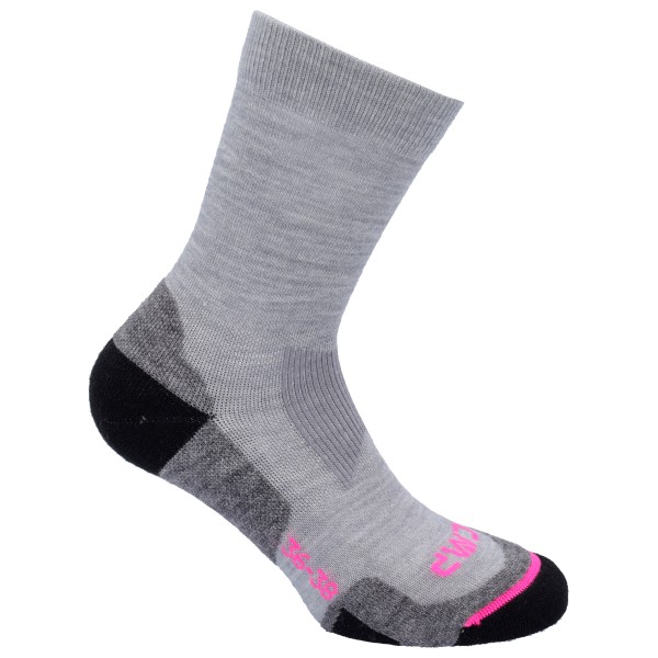 CMP - Women's Trekking Wool Sock - Wandersocken Gr 39-42 grau