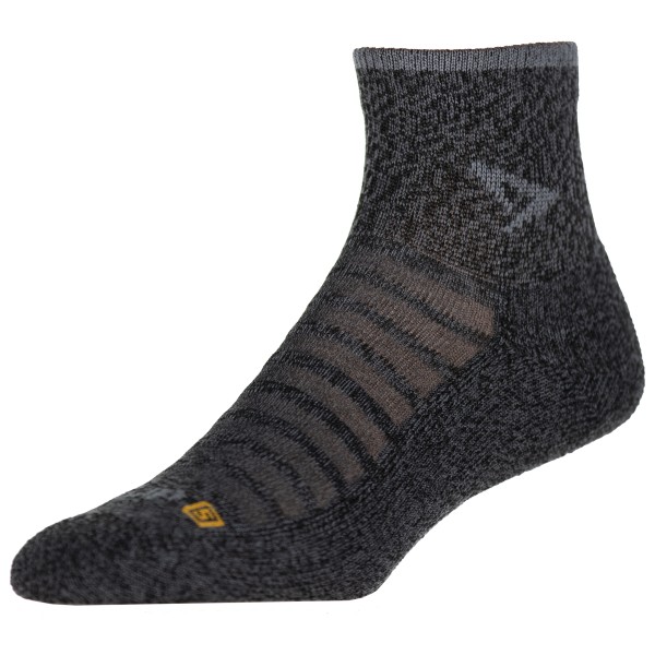 Drymax - Running Lite-Mesh 1/4 Crew - Laufsocken Gr 47,5-50 grau/weiß;schwarz/grau