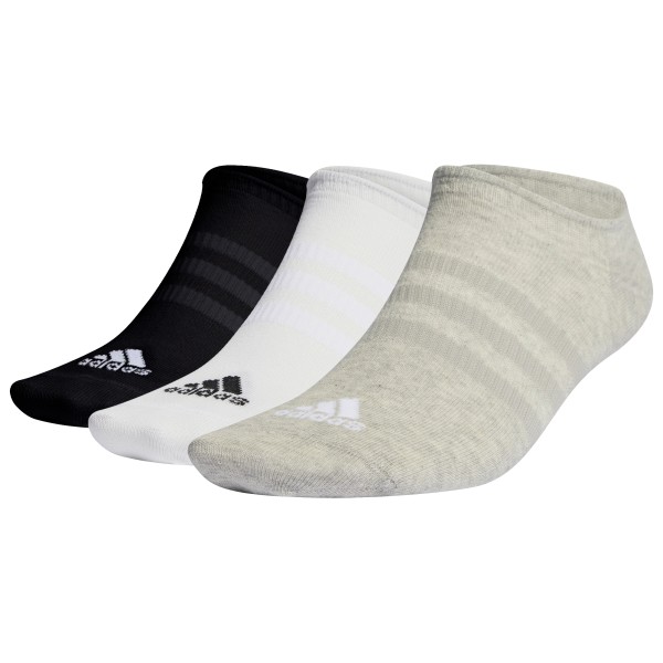adidas - Thin&Light Sportswear No Show Socks 3-Pack - Multifunktionssocken Gr 43-45;46-48 weiß