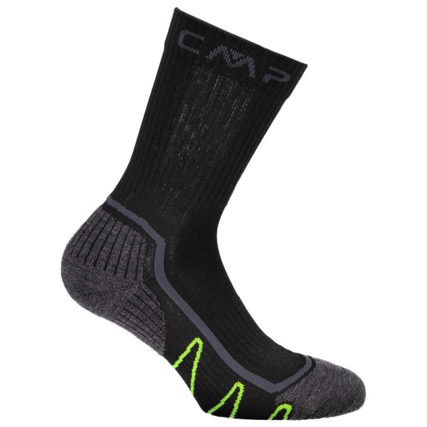 CMP - Trekking Sock Poly Mid - Wandersocken Gr 36-38 schwarz