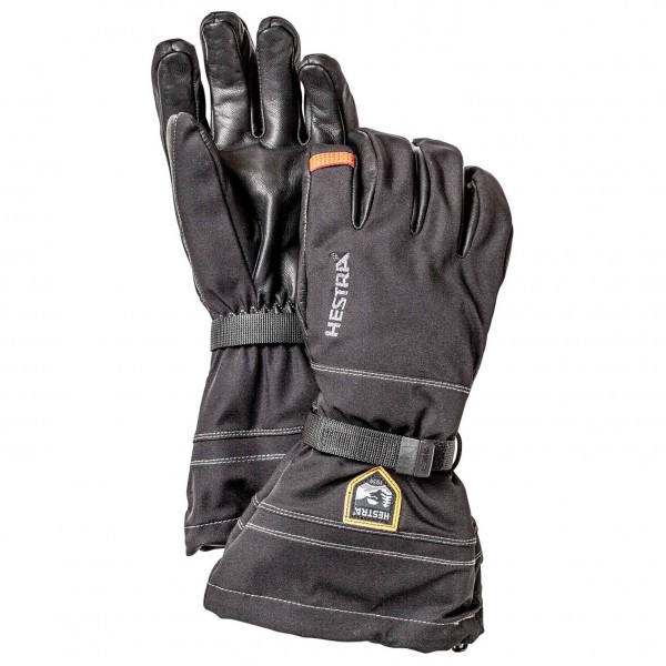 Hestra - Army Leather Blizzard 5 Finger - Handschuhe Gr 6 grau